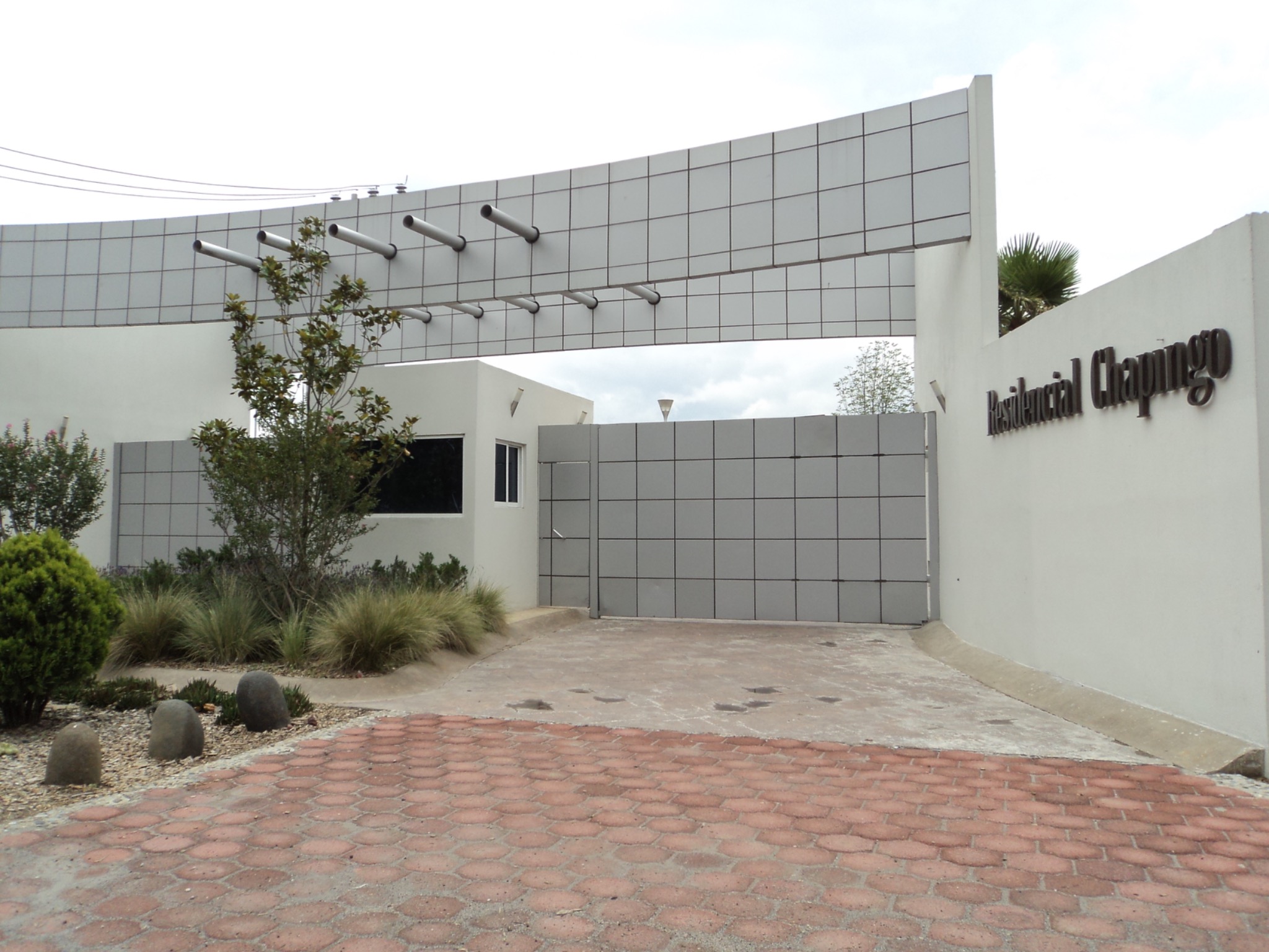 Acceso principal de Residencial Chapingo