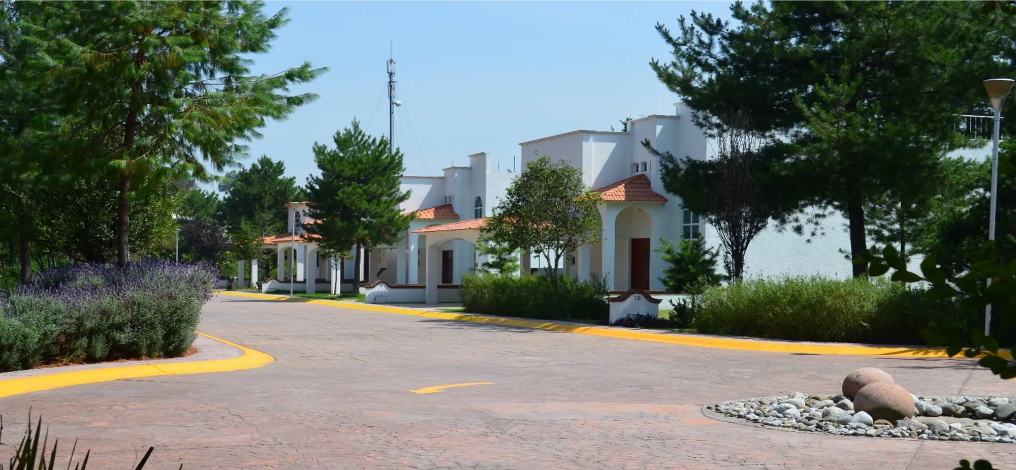 Vista del desarrollo Residencial Chapingo